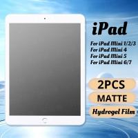 ราคา 1-2PCS สําหรับ iPad Mini7 Mini6 Mini5 Mini3 Mini2 Matte Frosted Soft Hydrogel ฟิล์ม + คาร์บอนไฟเบอร์กลับฟิล์มสําหรับ Apple iPad Mini 6 7 5 4 3 2 1 แท็บเล็ตป้องกันหน้าจอ (28043648147)