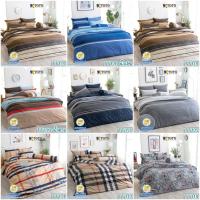 ราคา ผ้าปูที่นอนลายตาราง 2024 โตโต้ แท้ ไม่มีรอยต่อ 3.5/ 5/ 6 ฟุต TOTO ผ้าปูลายสก๊อต หลุยส์ ลายริ้ว ทูโทน (8474238433)