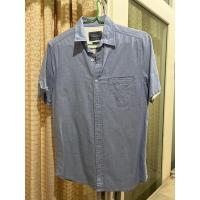 ราคา Topman เสื้อเชิ้ตผู้ชายแขนสั้นอก38นิ้วสีฟ้า (14734229136)