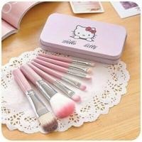 ราคา Hello Kitty Mini Brush Kit 7 Set / แปรงแต่งหน้า / แปรงแต่งหน้า / เครื่องมือแต่งหน้าครบชุด (40072737667)