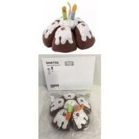 ราคา ตุ๊กตาเค้กอิเกีย มือ1 (เค้ก 6 ชิ้น, ชิ้นกลางปักเทียน) IKEA DUKTIG Soft Toy Birthday Cake (14852771671)