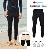 ราคา ☀️APPEAL Exploring Pants กางเกงว่ายน้ำขายาวสีดำ มีซับใน มีเชือก กางเกงว่ายน้ำดำน้ำ ออกกำลังกายได้ 70-03 (26584084084)
