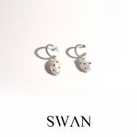 ราคา SWAN - Baroque Pearl with Color Stone Earring ต่างหูเงินแท้ มุกแท้ มุกบารอค ฝังเพชรคิวบิกเซอร์โคเนีย (10404372317)