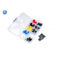 ราคา Tact switch 12X12X7.3 mm. button domestic + color button ( รวม 25 ชุด ) (5118067612)