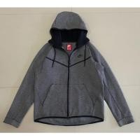ราคา เสื้อแจ็กเก็ตแขนยาว nike tech fleece hoodie สีเทาตัดด (19446616087)
