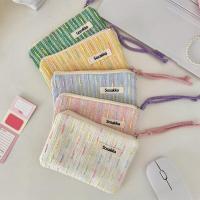 ราคา พร้อมส่ง A60 กระเป๋าเครื่องสำอางลายทอผ้า กระเป๋าคลัทช์ กระเป๋าใส่เหรียญ กระเป๋ามินิ แบบพกพา กระเป๋าตังค์ (29779315907)