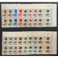 ราคา 2531 แสตมปพระรูปรัชกาลที่ 9 ชุดที่ 8 ครบทุกชนิดราคา ยังไม่ใช้ บล๊อก 4 ติดมุมตัวเลข (26276536498)