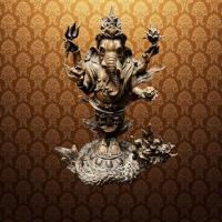 ราคา พระพิฆเนศ เทพเจ้าแห่งความสำเร็จในทุกศาสตร์สรรพสิ่งหรือเทพเจ้าแห่งการเริ่มต้นใหม่ทั้งปวงหน้าตัก 7นิ้ว (11125631010)