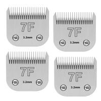 ราคา #7FC ใบมีดกรูมมิ่งสุนัขสัตว์เลี้ยงที่ถอดออกได้เข้ากันได้กับที่สุด Andis,Oster A5,Wahl KM Animal pers, ตัดความยาว 3.2mm.1/8 นิ้ว (43025756800)