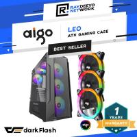 ราคา Aigo darkFlash Leo ATX Tempered Glass Gaming Casing [ATX, Matx, Mini-ITX] *Bundle (22568979438)