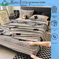 ราคา ชุดเครื่องนอนสักหลาดขนกระต่ายลายหมีชุดปลอกหมอนสักหลาดขนกระต่ายนุ่มและเป็นก้อน3ชิ้น (40119223892)