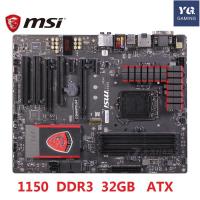 ราคา MSI Z97 GAMING3 5 เมนบอร์ด Z97 GAMING 3 5 DDR3 LGA 1150 32GB USB3.0 Z97 ใช้เมนบอร์ดเดสก์ท็อป (50950392542)