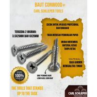 ราคา CARL SCHLIEPER SDS FH 6X25 สกรูจับหลังคา / สกรูเจาะตัวเองหัวแบน / สกรู Conwood / สายฟ้าเหล็กอ่อน (2.5 ซม.) (2 ซม.) (42569469183)
