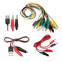 ราคา DIYMORE | สายไฟคลิปปากจระเข้ปลาย USB สายไฟคลิปปากจระเข้สองด้าน สายไฟคลิปปากจระเข้ปลายปลั๊กกล้วย (9801204387)