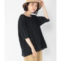 ราคา studio clip (m) เสื้อคอกลม แขนพองบอลลูน ผ้าปักฉลุ (สีดำ) (43863827946)