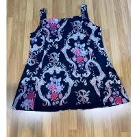 ราคา เดรสสาวอวบ แขนกุด คอเหลี่ยม คนอ้วน ไซส์ใหญ่ สีดำลาย อก 52 นิ้ว เอว 52 นิ้ว คอกว้าง 28 นิ้ว ยาว 32 นิ้ว ทรงเอ มือสอง (25508883861)