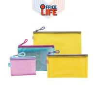 ราคา Elephant (ตราช้าง) กระเป๋าซิปตาข่าย กระเป๋า File Idea มี 5 ขนาด CHEQUE / BagPen / A4 / A5 / A7 ทูโทน ( 1 ใบ / คละสี ) (28155988731)