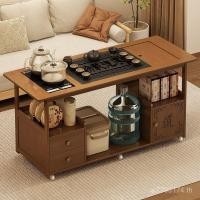 ราคา หนึ่งไม้เนื้อแข็งชารถเข็นโซฟาครัวเรือนโต๊ะกาแฟกาต้มน้ําโต๊ะน้ําชาโต๊ะน้ําชามือถือด้านข้างตารางระเบียงโต๊ะน้ําชาขนาดเล็ก PGWG (41525207785)