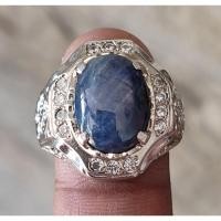 ราคา แหวนผู้ชายเงิน 925 พร้อมหินไพลิน (23570035267)