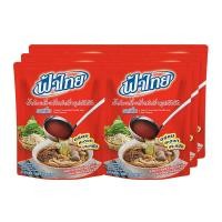 ราคา โปรโมชัน! ฟ้าไทย น้ำก๋วยเตี๋ยวกึ่งสำเร็จรูปเข้มข้น รสเนื้อ 350 กรัม x 6 ซอง (19689088131)