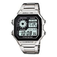 ราคา CASIO worldtime sport สีเงิน Stainless Strap รุ่น AE-1200WHD-1AVDF (ประกัน CMG) (3306727940)