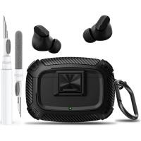 ราคา สําหรับ Beats Studio Buds/Bud + ฝาครอบกรณีพร้อมคลิปล็อค 2021/2023, กันกระแทกป้องกัน Hard Skin พร้อม Carabiner & Cleaner ปากกาผู้ชายผู้หญิงสําหรับ Beat Studio Buds/Bud Plus หูฟัง (26292903527)