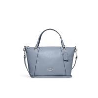ราคา กระเป๋า COACH Refined Pebble Leather Kacey Satchel Grey Mist Blue C6229 (27752153427)