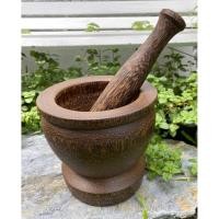 ราคา Gold ครกไม้ตาล แกนไม้ตาล อบแห้ง ขนาดใหญ่ (ขนาดประมาณ 8 - 9.5 นิ้ว)1 ชิ้น (24527240490)