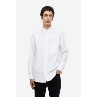 ราคา H&M(เอชแอนด์เอ็ม) เสื้อเชิ้ตสไตล์อ็อกซ์ฟอร์ดทรงพอดีตัว ผู้ชาย 1170394_4 (28226617286)