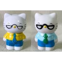 ราคา มือสอง(ตำหนิมากน้า) พ่อน้องคิตตี้ Hello kitty Sanrio โมเดลพลาสติกแข็ง ขนาด 2 นิ้ว (27643554763)