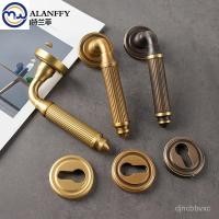 ราคา ล็อคประตูวินเทจฝรั่งเศสสีทองเงียบแม่เหล็กล็อคประตูห้องนอนประตูไม้โลหะผสมสังกะสีมือจับประตูในร่มสไตล์ยุโรปอเมริกัน IBCI (28058780383)