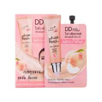 ราคา [กล่อง 6 ซอง] Nami Make Up Pro White Peach DD Cream นามิ เมคอัพโปร ไวท์ พีช ดีดีครีม (40324659824)