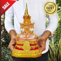 ราคา NMT8 สมเด็จองค์ปฐม เนื้อสีใส เข้าพิธีวัดท่าซุง ทรงเครื่องจักรพรรดิ หน้าตัก5นิ้ว งานเรซิ่นพรีเมี่ยม (20382133739)