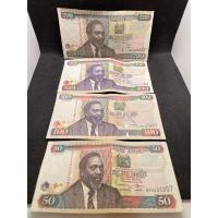 ราคา ธนบัตรเคนย่า4ฉบับรวม450ชิลลิ่ง SERIES 2006 หมายเลขธนบัตรตามภาพ สภาพผ่านการใช้งานแต่ยังน่าสะสม (25317286165)