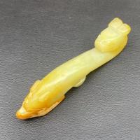 ราคา สไตล์โบราณเก่าซิ่วหยู่โบราณแกะสลักหยกแกะสลักหยกโบราณหยกเก่าเก่าหยกสองหัตถกรรมเครื่องประดับตกแต่งหยกเล่นมังกรตะขอ 11.19.3020251119 (48751702444)