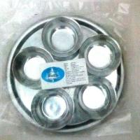 ราคา ✨สุดคุ้ม ชุดถ้วยใส่ข้าวพระพร้อมถาดสเตนเลส ถ้วย 5 ใบ ได้ทั้งข้าว กับ ขนม ผลไม้ น้ำ แข็งแรงทนทานใข้ได้นานกว่าพลาสติก (6408970909)