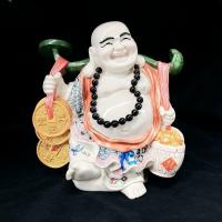 ราคา พระสังกัจจายน์ ถุงทองถือเหรียญทอง ถือก้อนทอง หาบเหรียญประทานโชคลาภ ร่ำรวย ขนาด11นิ้ว弥勒佛富贵佛 (12420443796)