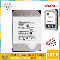 ราคา Hitachi/HGST Ultrastar He10 10TB 3.5 HDD HUH721010ALE601 7200 RPM 256MB แคช SATA 6.0Gb/s ฮาร์ดไดรฟ์องค์กรภายใน ไดรฟ์เปลือย (44455013140)
