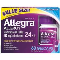 ราคา ยาแก้แพ้ Allegra 24hrs 60เม็ด (9882143609)