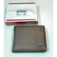 ราคา [AHLMN] กระเป๋าสตางค์ผู้ชาย หนังแท้ รุ่นสองพับเรียบหรู กระเป๋าสตางค์ผู้ชาย l (41521488397)