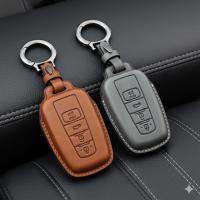 ราคา ซองหนัง ลายไม้ เคสกุญแจ ปลอกุญแจรถยนต์ ตรงรุ่น สำหรับ โตโยต้า โคโรลล่า ครอส TOYOTA Altis / Camry / Corolla Cross (40522953115)