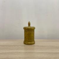 ราคา ทองเหลือง ทองเหลือง ชวา ทองเหลือง ไห ทองเหลือง เวย์รัง แกะสลัก ชวา ขนาด เส้นผ่านศูนย์กลาง 6 ซม. สูง 8.5 ซม. โดยรวม สูง 12 ซม. สภาพ ตามรูปภาพ (42072069546)