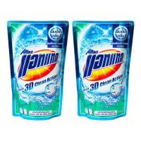 ราคา Attack 3D Clean Action น้ำยาซักผ้าแอทแทค แพคคู่ (2379429101)