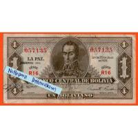 ราคา ธนบัตรโบลิเวีย 1 Boliviano ปี 1928 - Simon Boliviar (24029082358)