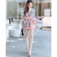 ราคา จั้มสูทงานป้ายpeony ไซส์S #มือสอง (40218765554)