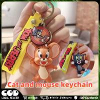 ราคา Tom n jerry พวงกุญแจ พวงกุญแจการ์ตูนช้า Boy and Girl Birthday PVC พวงกุญแจตุ๊กตารถน่ารัก Key Chain (41167821160)