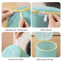 ราคา ถุงซักชุดชั้นใน ตาข่ายซักผ้าชุดชั้นในสีสันสดใส ถุงซักเครื่องซักผ้า ตาข่ายเก็บชุดชั้นใน มีซิป ถุงซักผ้าชุดชั้นใน (26981189937)