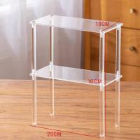 ราคา [Recommended by Store Manager]Acrylic Transparent Multi-layer Storage Rack for Figures, Blind Boxes, Car Models, Display Rack, Cabinet Partition, Cosmetic Shelf4.18 (27185050930)