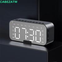 ราคา Cabezatw นาฬิกาปลุกวิทยุ FM พร้อมปฏิทินดิจิตอลและLED display ควบคุมได้ด้วยBluetooth มีฟังก์ชันSleep timer สำหรับห้องนอน (53150862307)