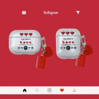 ราคา เคส Airpods น่ารัก รักเครื่องรับเพลง พร้อมอุปกรณ์เสริ เคสแอร์พอดยางซิลิโคน airpod Apple Airpod 1 2 Airpods Pro soft case (6667777752)